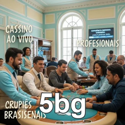 5bg apresenta crupiês brasileiros em cassino ao vivo.