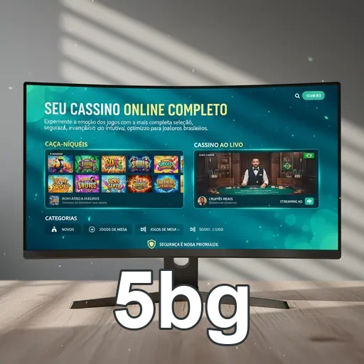 Tela do cassino online 5bg com jogos de caça-níqueis.