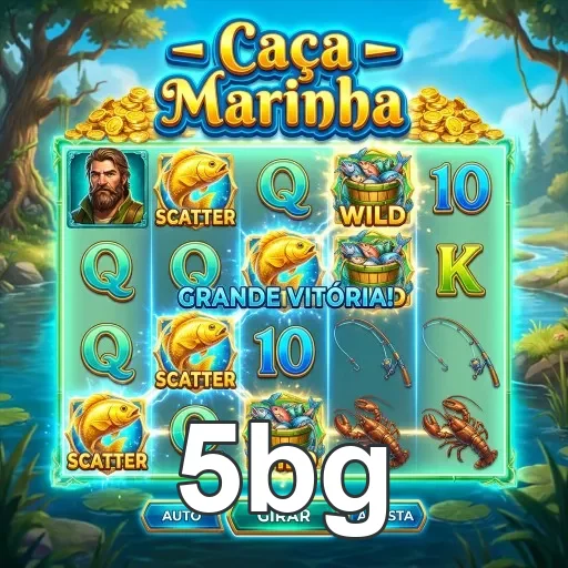Interface do caça-níqueis 'Caça Marinha' na 5bg.