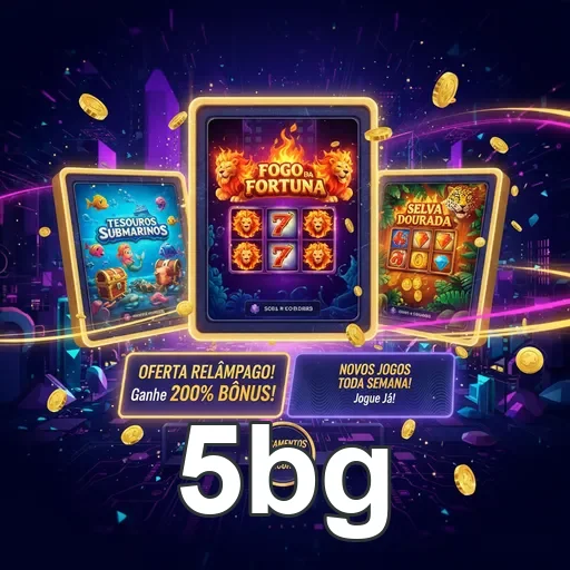 Jogos de slots populares e 200% de bônus na 5bg.