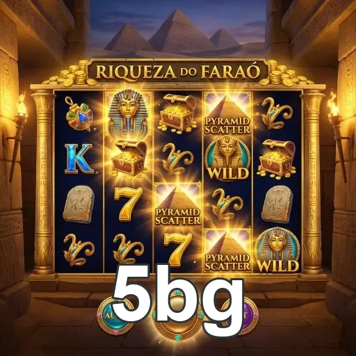 Slots populares no 5bg com temática de Riqueza do Faraó.