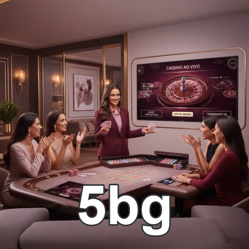 Jogadoras interagindo em cassino ao vivo da plataforma 5bg.