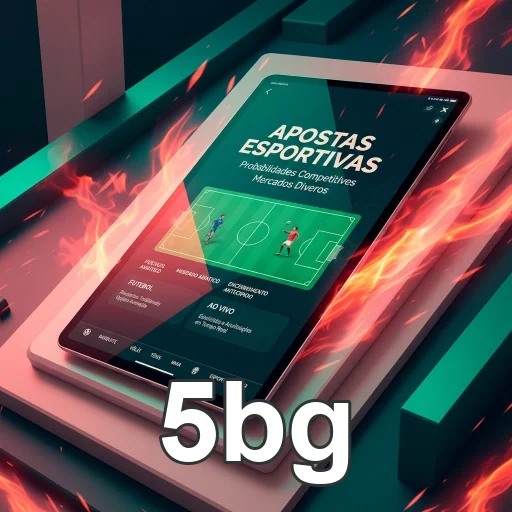 Tela do 5bg mostrando apostas esportivas ao vivo.