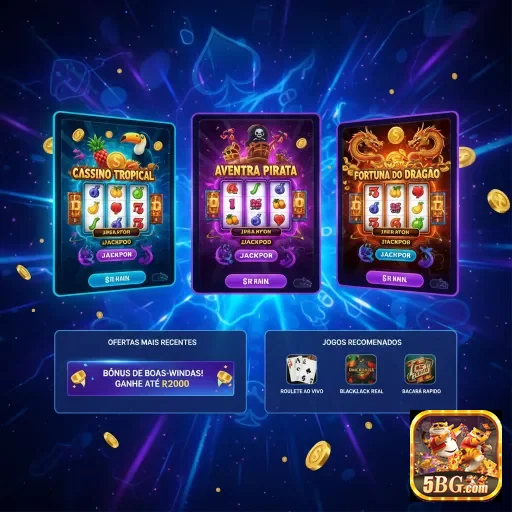 Imagem de 5bg Plataforma: plataforma de jogos com acesso